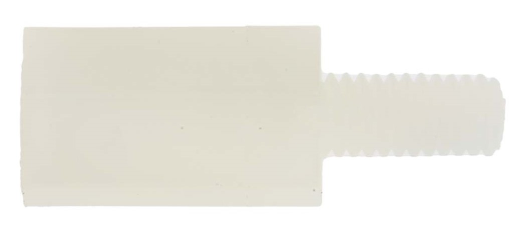 325-687 RS PRO M3 Standoff, 10 mm Body, 6 mm Stud, Polyamide 66