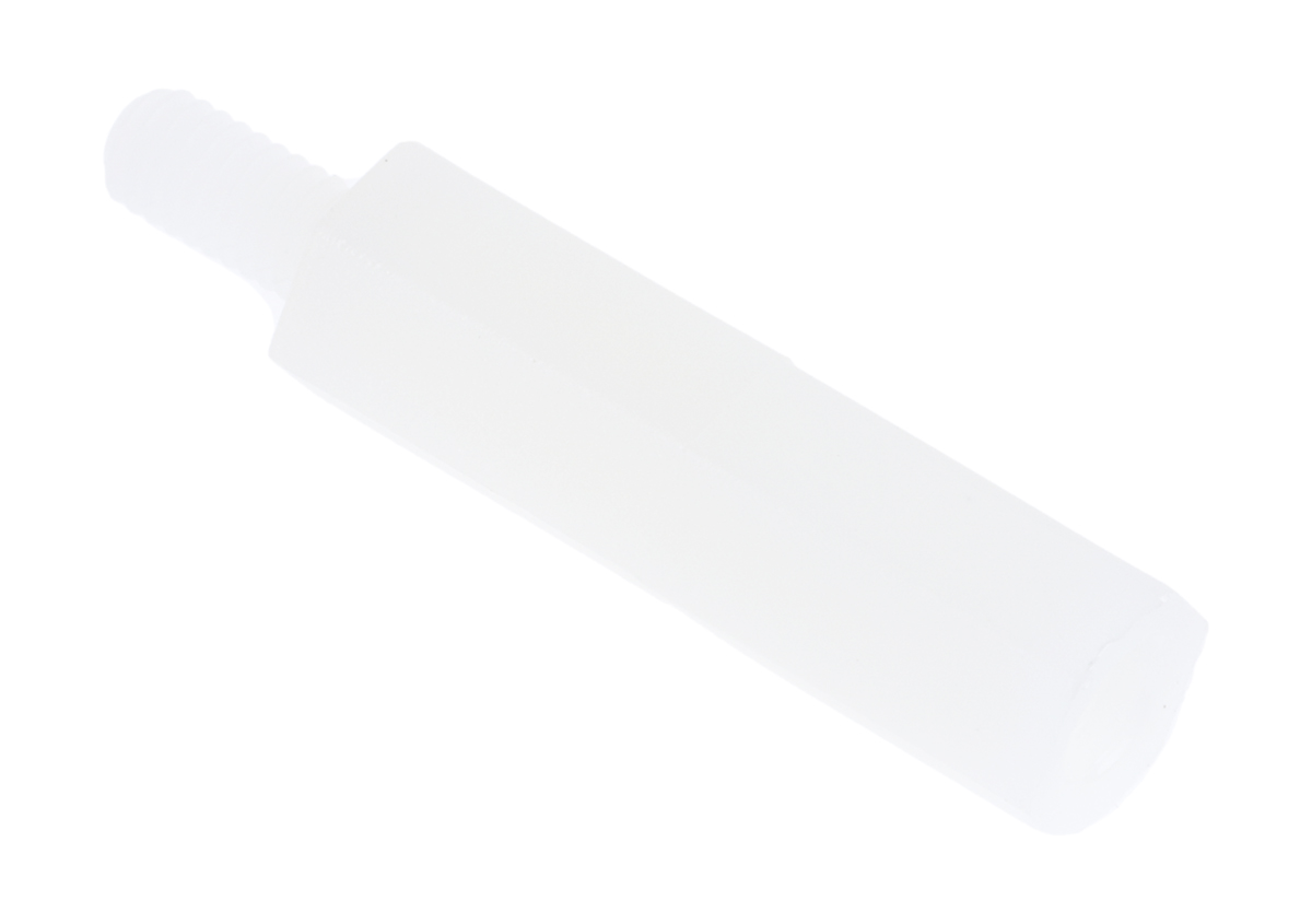 RS PRO M3 Standoff, 20 mm Body, 6 mm Stud, Polyamide 66