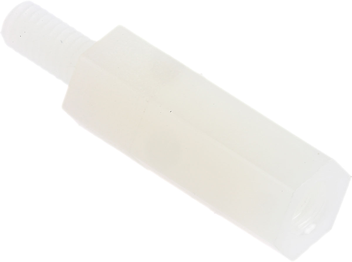 RS PRO M3 Standoff, 15 mm Body, 6 mm Stud, Polyamide 66