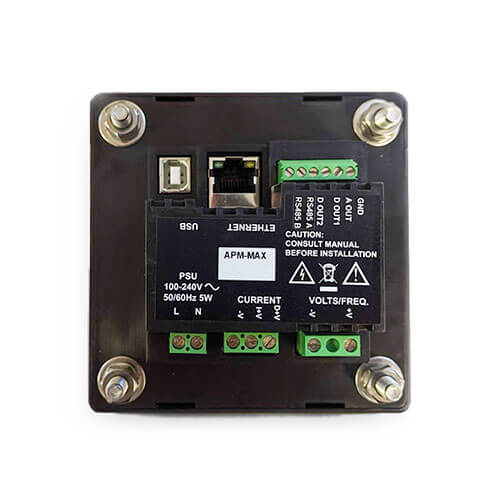 apm-max-m23-pu-4b Trumeter APM-MAX M21 and M23 LCD Digital Panel Multifunction Meter for Process Meter or a Shunt Meter,  68 mm  x 68 mm