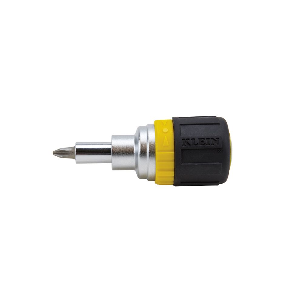 Klein Tools Phillips, Slotted, Nut Driver Ratchet Screwdriver, 89 mm length Steel