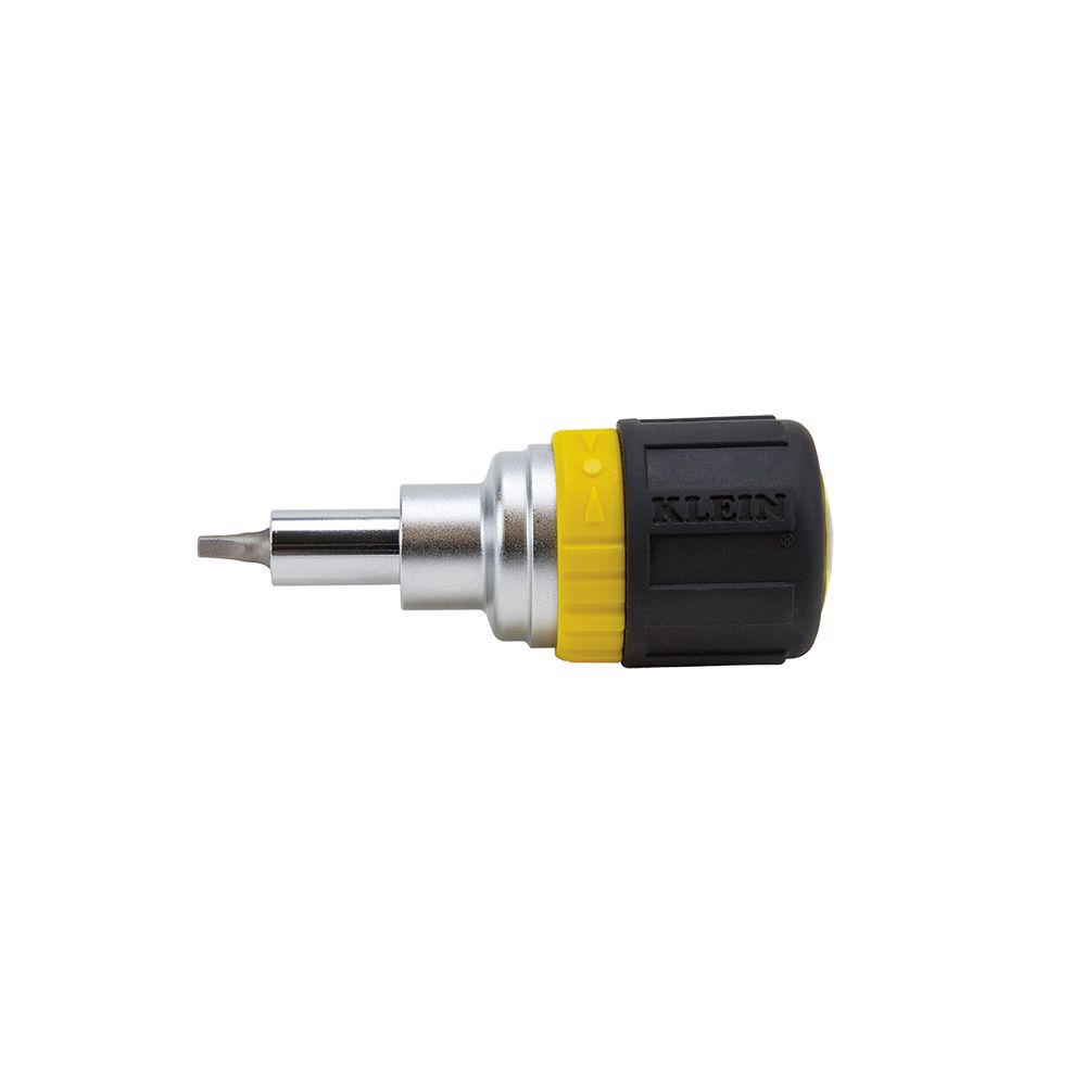 Klein Tools 5/16 in Slotted, Square Nut Driver, Phillips, Slotted Ratchet Screwdriver, 89 mm length Steel