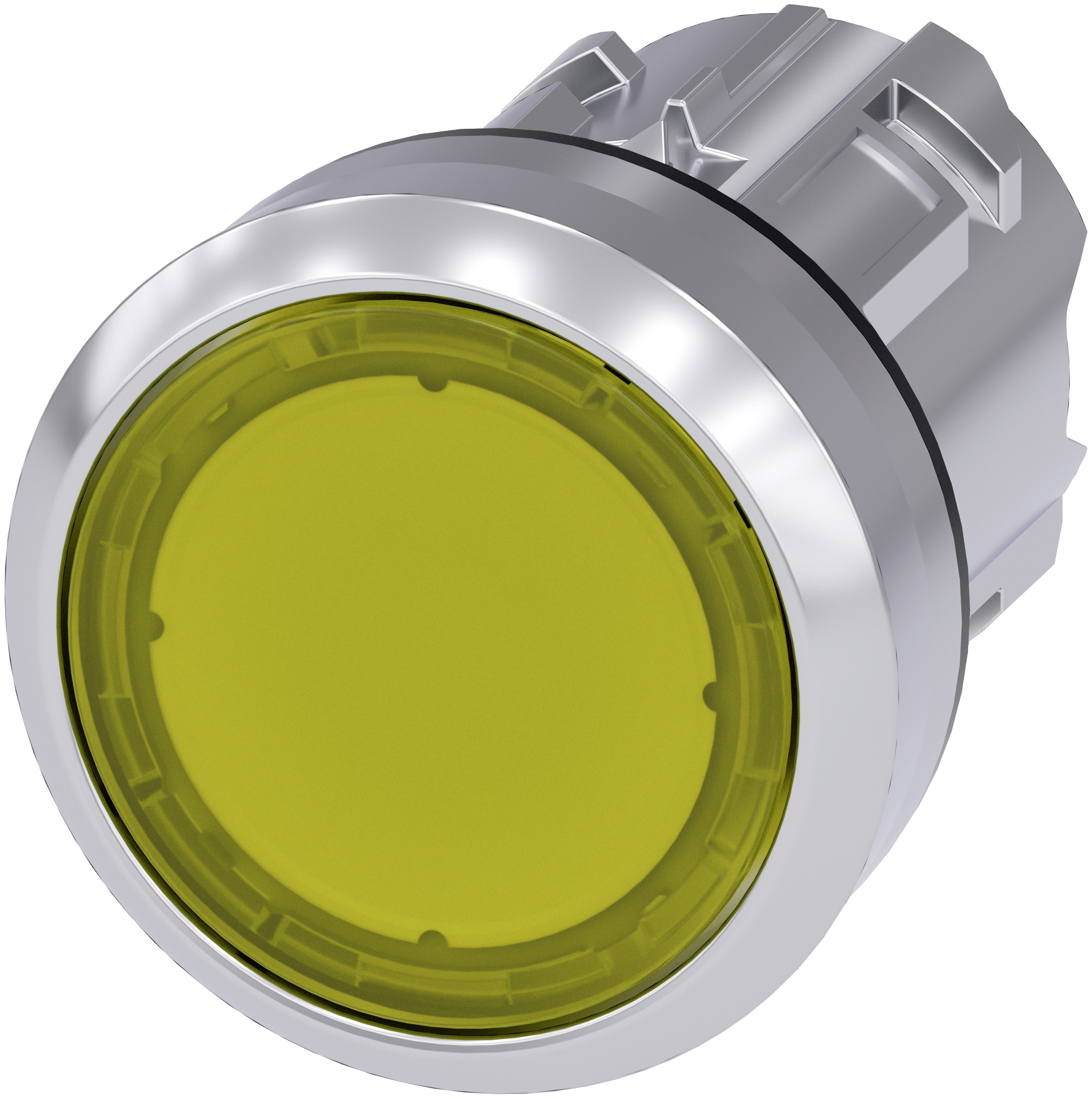 3su1051-0ab30-0aa0 Siemens SIRIUS ACT Series Yellow Momentary Push Button Switch, 22 mm Cutout, IP66, IP67, IP69K