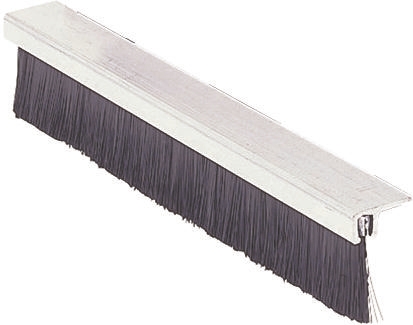 RS PRO Black Nylon, Aluminium Brush Strip, 45 mm