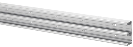Planet-Wattohm Logix Grey, W130mm x D50 mm, L2 m, Aluminium