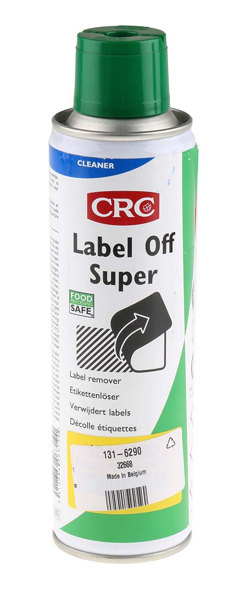 CRC 250 ml Aerosol Label Remover, Removes Label