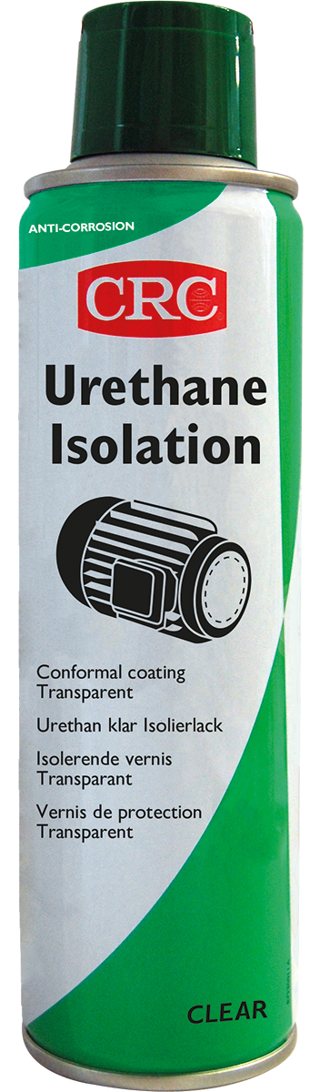 CRC Yellow Urethane Conformal Coating, 250 ml Aerosol, -40 °C min, 120 °C max