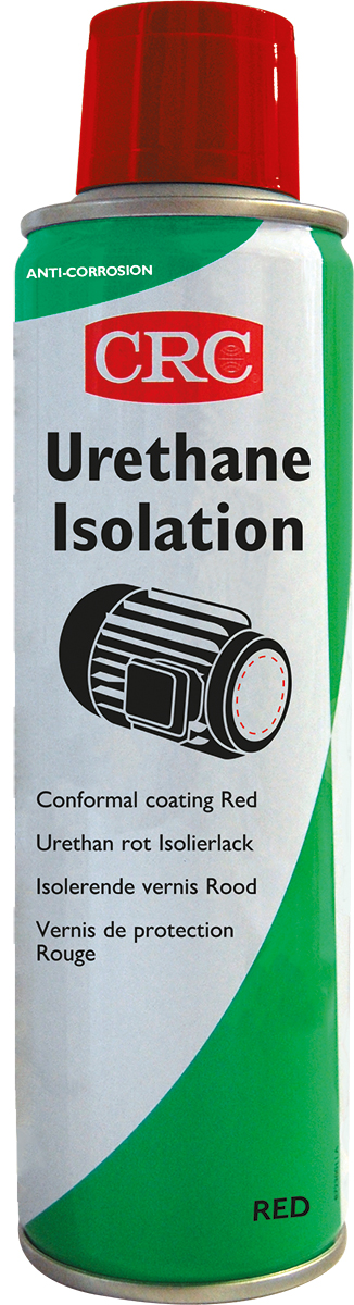 CRC Red Urethane Conformal Coating for Tool, Electric Motor Winding, Solenoid, Armature Coil, Transformer Connector, Bus