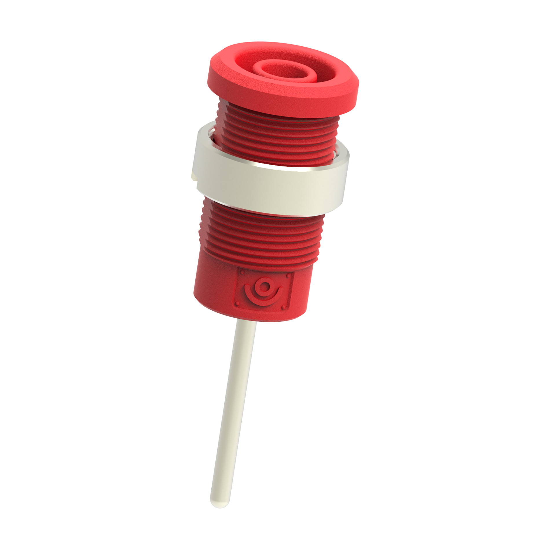 Electro PJP Red Female Banana Socket, 4 mm Connector, Pin Termination, 1kV, 36A, Nickel Plating