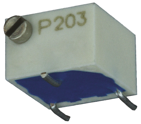10 kΩ, Surface Mount Trimmer Potentiometer, Gull Wing 0.25 W Side Adjust Bourns, 3269