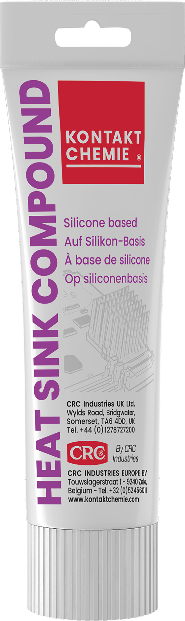 Kontakt Chemie Zinc Oxide Thermal Grease, 0.41 W/mK, Tube