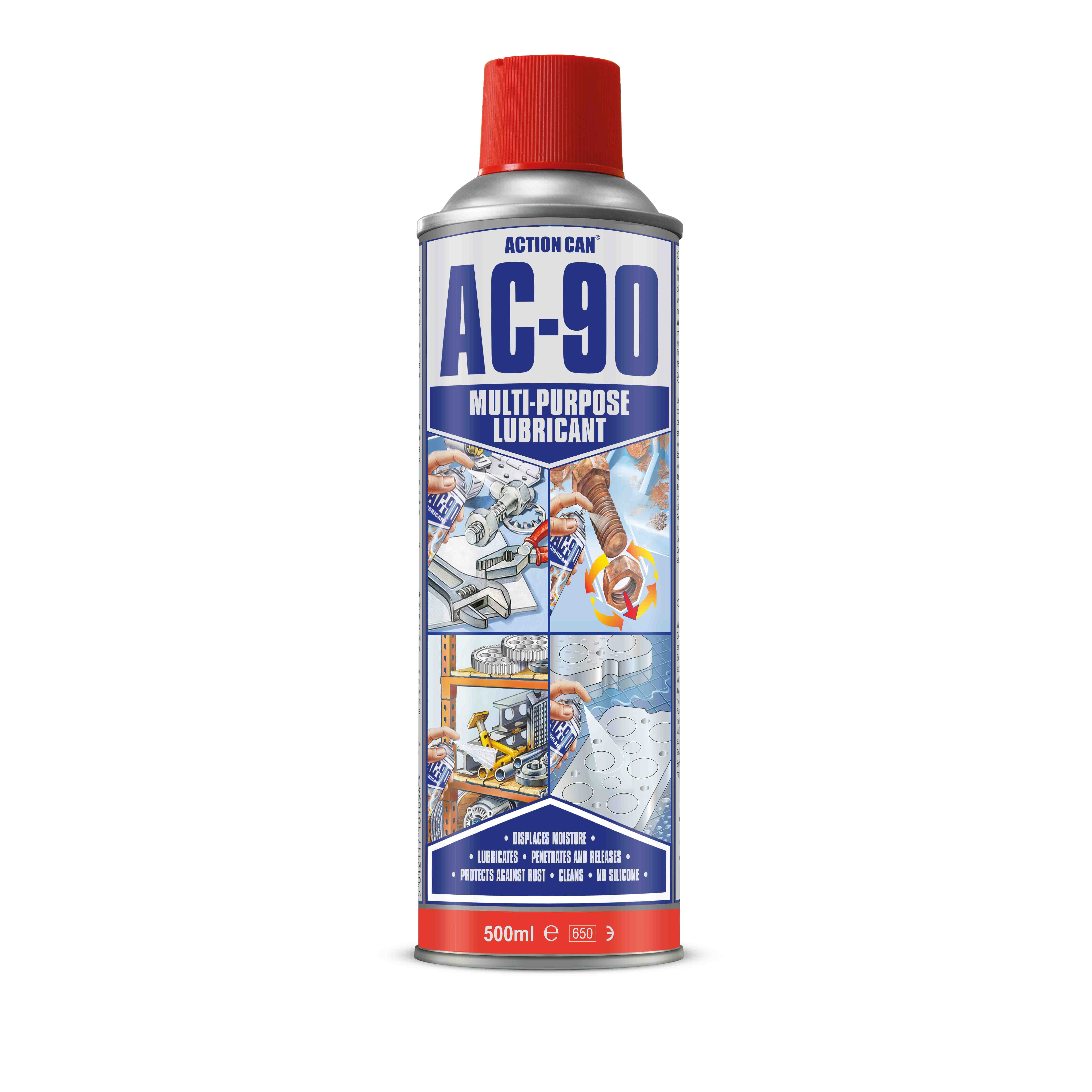 Action Can AC-90 Lubricant Oil 500 ml Aerosol