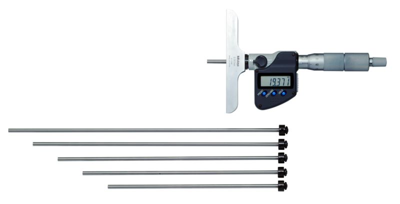 Mitutoyo 329-250-30 150 mm Metric Depth Gauge Micrometre, 540 g