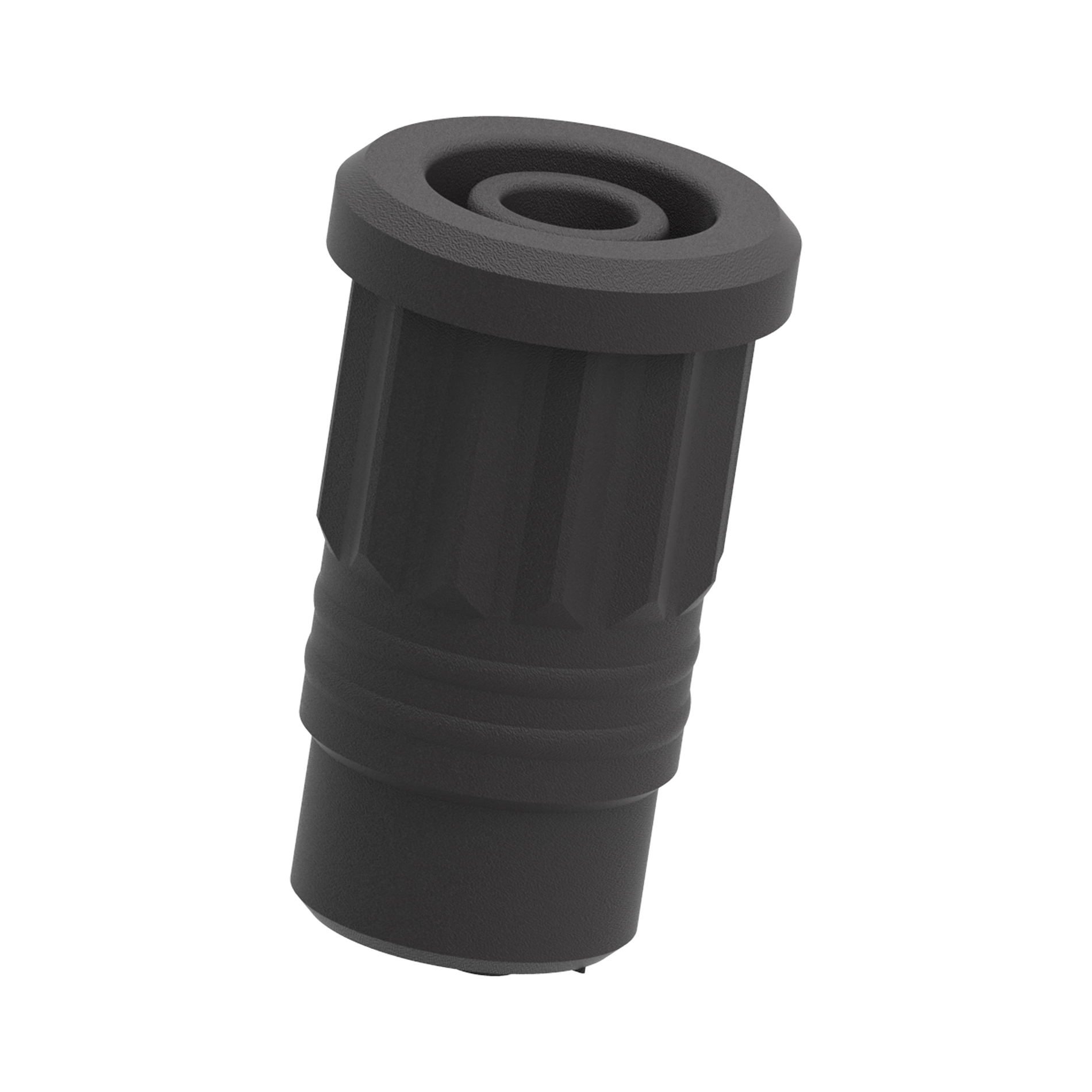 Electro PJP Black Female Banana Socket, 4 mm Connector, Press Fit Termination, 1kV, 36A, Nickel Plating
