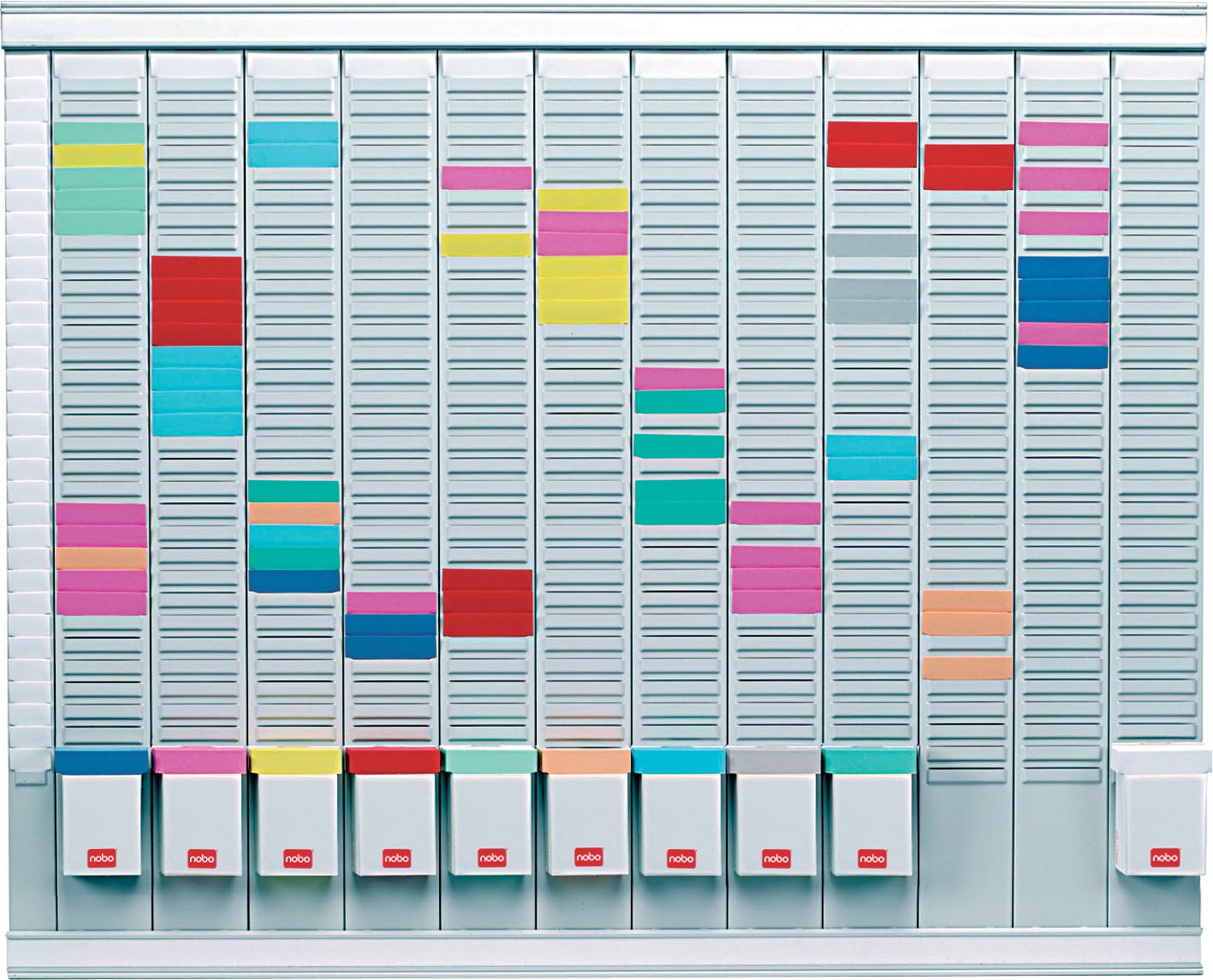 Nobo Yearly Slotted Wall Planner