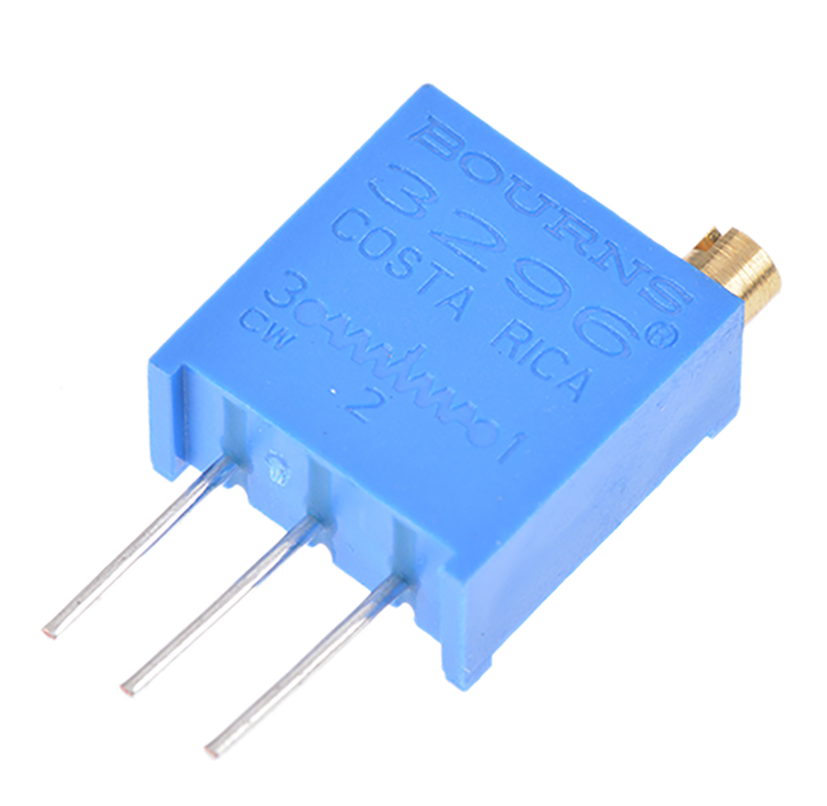 25 Ω, Through Hole Trimmer Potentiometer, Solder Pin 0.5 W Top Adjust Bourns, 3296