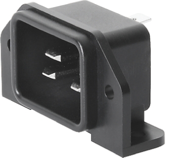 Schurter C20 Panel Mount IEC Connector Male, 16A, 250 V