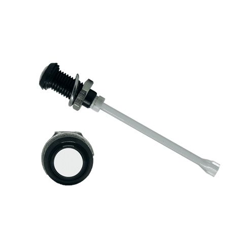 RHD-1910-F6P67PR Bivar, Panel Mount Vertical LED Light Pipe, Clear Round Lens