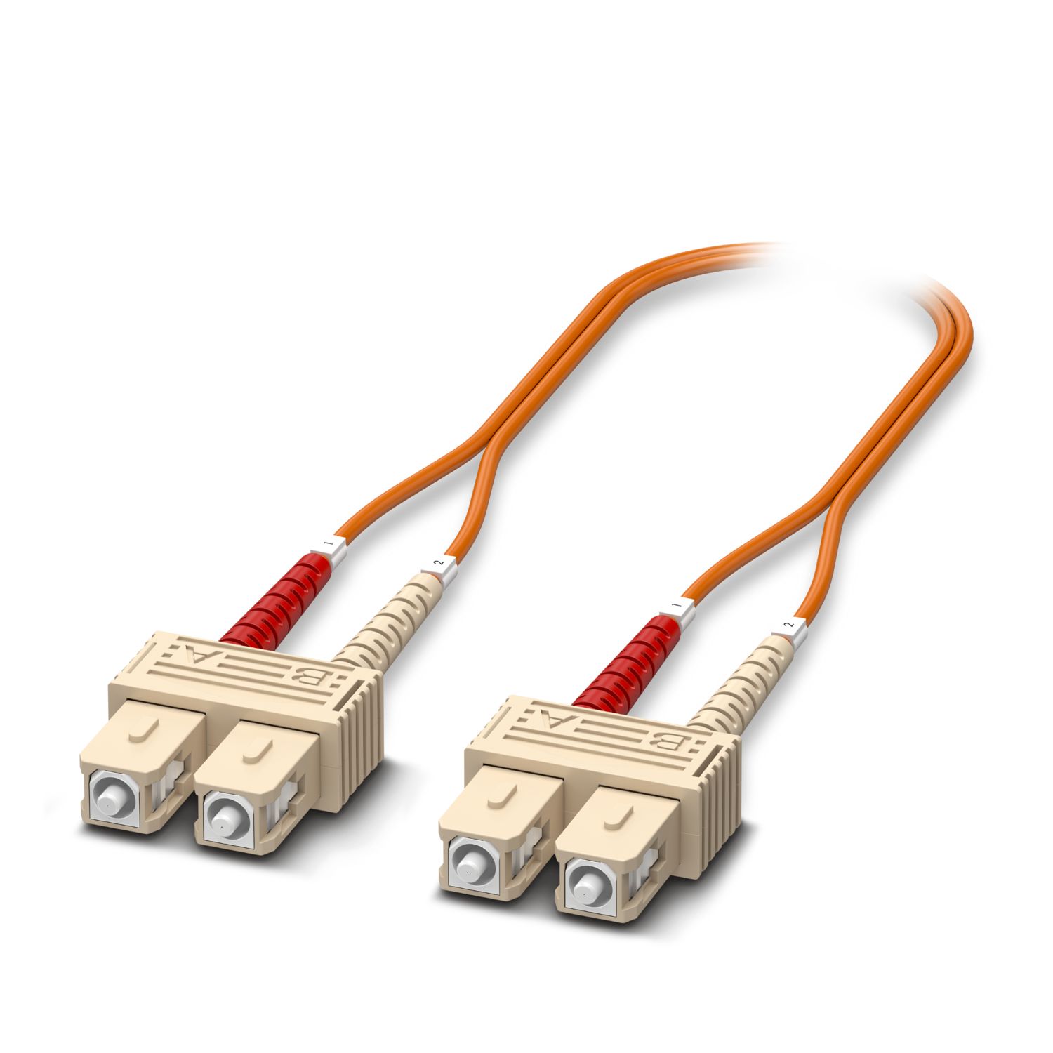 Phoenix Contact SC to SC OM2 Multi Mode Fibre Optic Cable, 1m