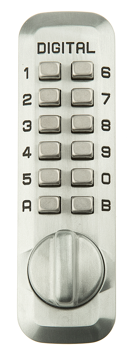Dom Metalux Aluminium Mechanical Stainless Steel Code Lock