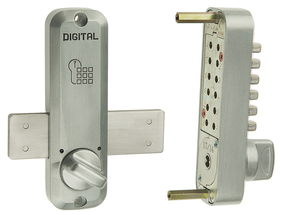 3301420 Dom Metalux Aluminium Mechanical Stainless Steel Code Lock