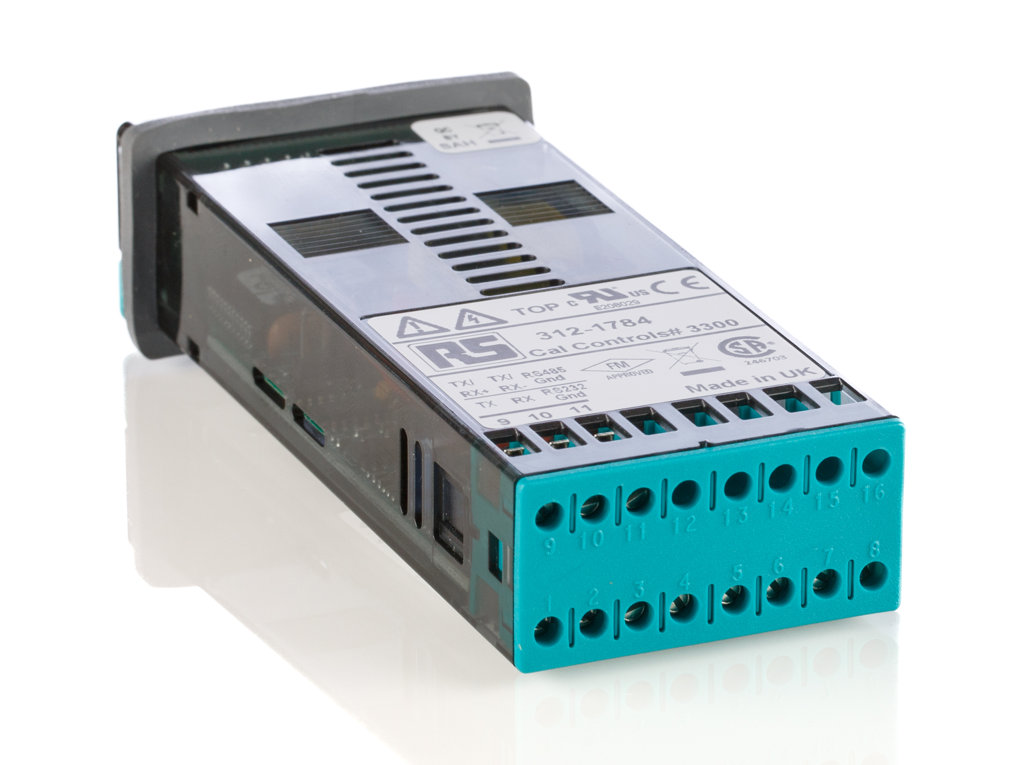 330000000 CAL 3300 Panel PID Temperature Controller, 2 Output Relay, SSD 240V ac Temperature Control