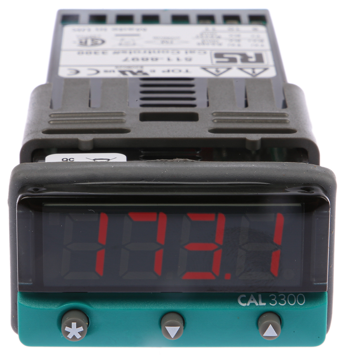 CAL 3300 Sleeve, Panel, Front PID Temperature Controller 1 Input, 2 Output Solid State Relay Drive 240V ac On-Off, PID