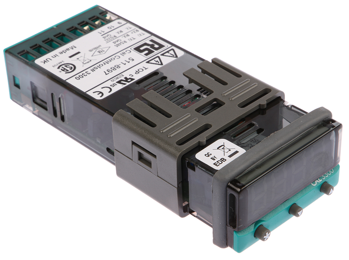 330000030 CAL 3300 Sleeve, Panel, Front PID Temperature Controller 1 Input, 2 Output Solid State Relay Drive 240V ac On-Off, PID