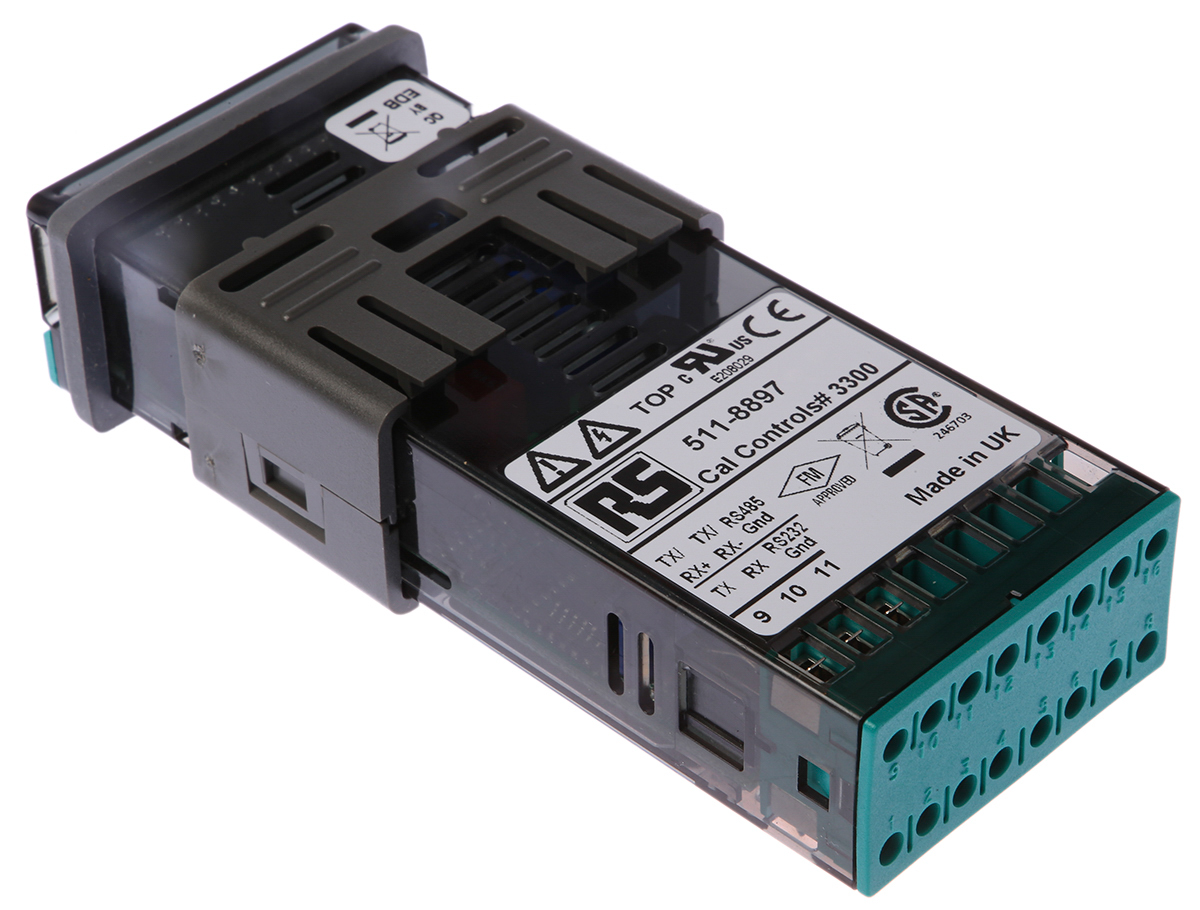 330000030 CAL 3300 Sleeve, Panel, Front PID Temperature Controller 1 Input, 2 Output Solid State Relay Drive 240V ac On-Off, PID