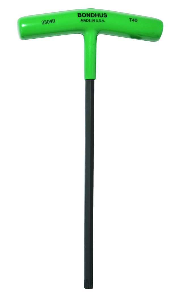 Bondhus Torx Key, T-Handle Shape, Long Arm