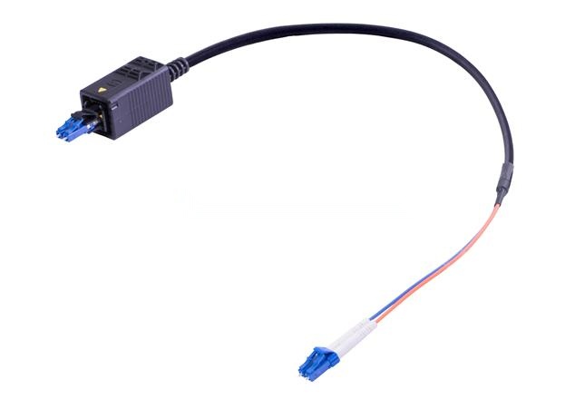 HARTING LC to to LC Fibre Optic Cable Assembly Polyurethane, Black, 7