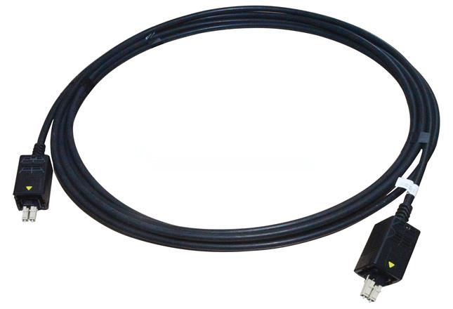 HARTING LC to to LC Fibre Optic Cable Assembly Polyurethane, Black, 45