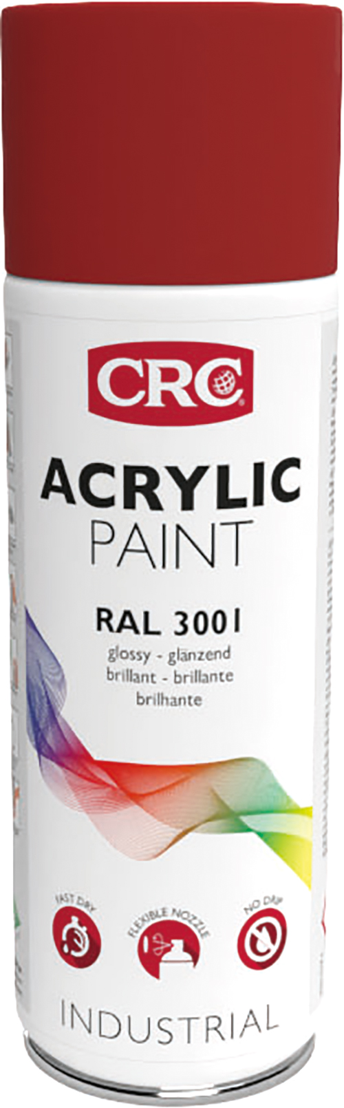 CRC 400 ml RAL 3001 Red Gloss Spray Paint