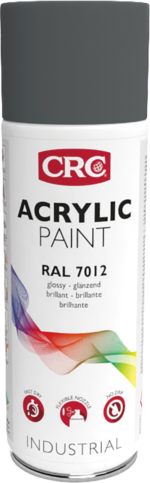 CRC 400 ml RAL 7012 Grey Gloss Spray Paint