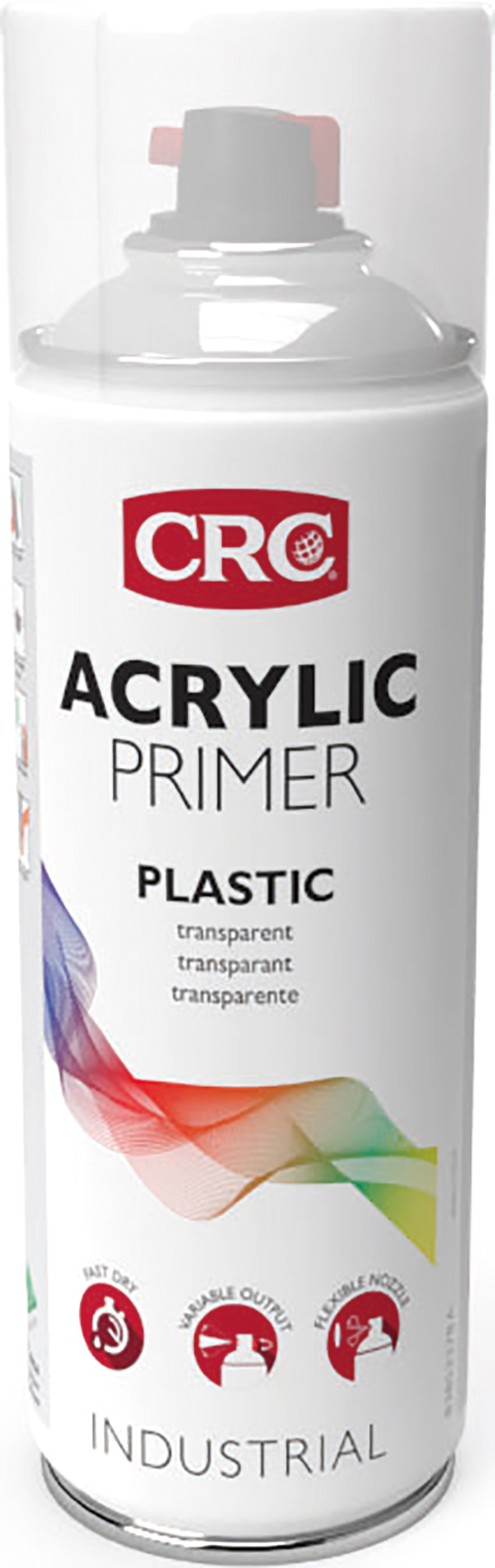 CRC CRC Acrylic Plastic Primer Aerosol Adhesive Primer for use with Hard Plastics, 400 ml