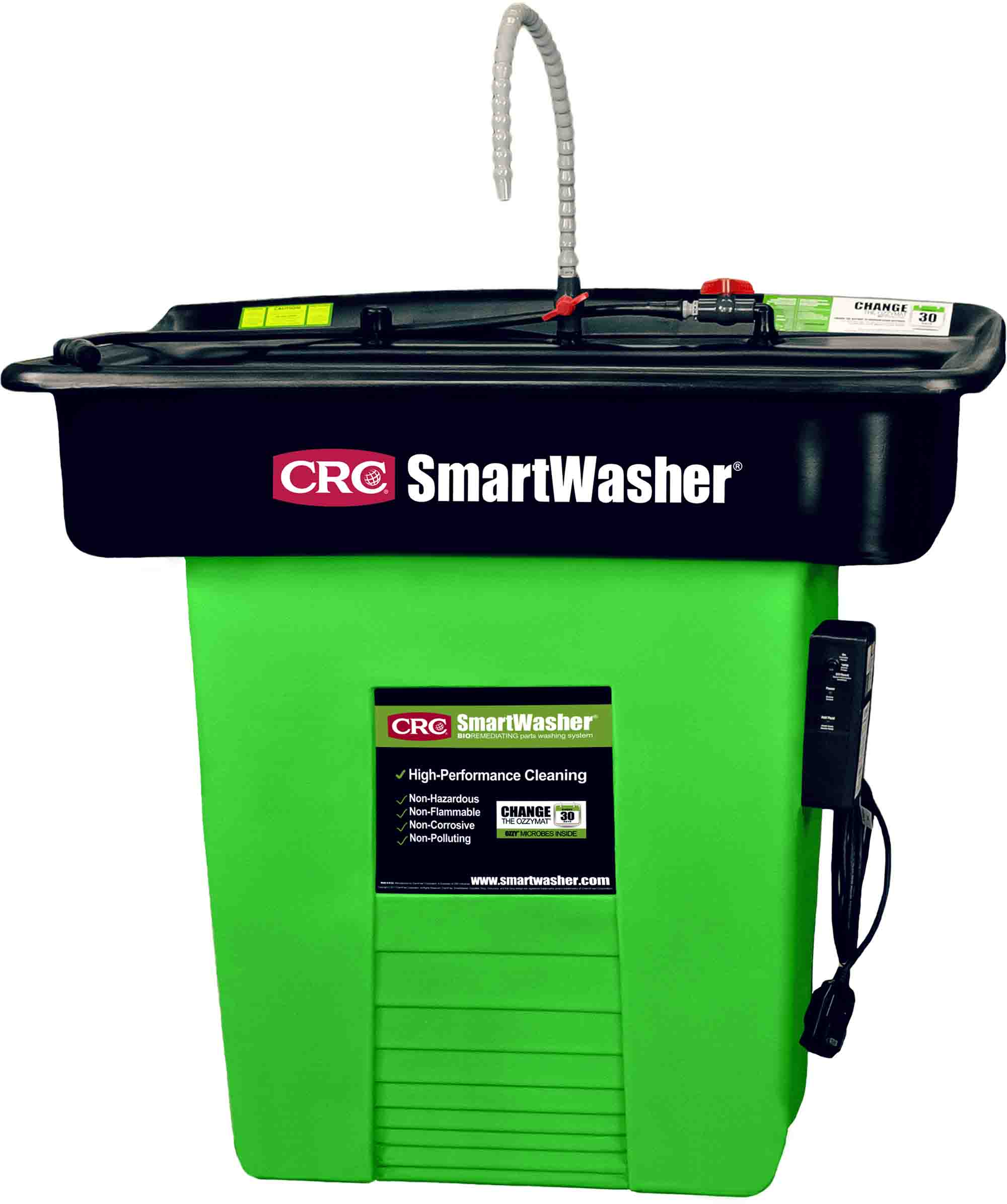 CRC Supersink 100 L Parts Washer, 227kg max Load, 1080 L/h flow rate, 46 °C