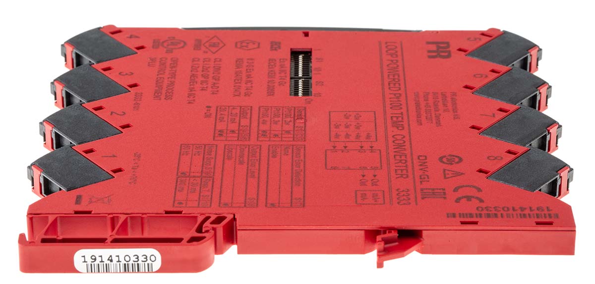 3333 PR Electronics  Temperature Transmitter Temperature Input 300V dc, 70 °C, -25 °C