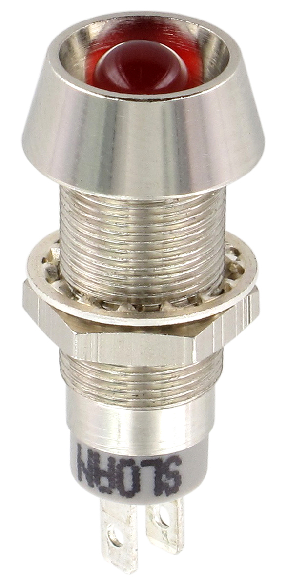 Sloan Red Panel Mount Indicator, 28V, 5 V, IP68