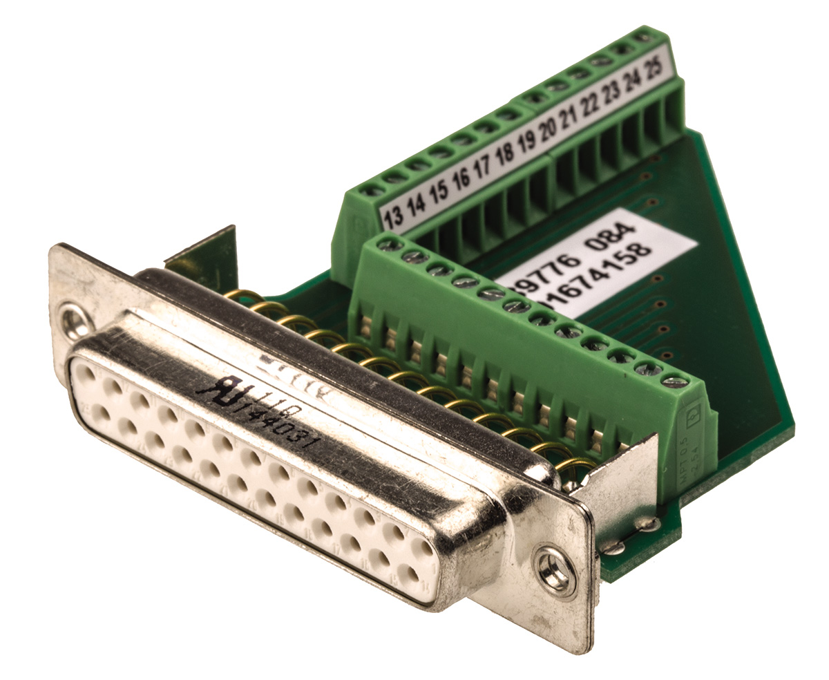 1689776 Phoenix Contact VS-25-BU-DSUB/25-MPT-0.5 25 Way Panel Mount D-sub Connector Socket