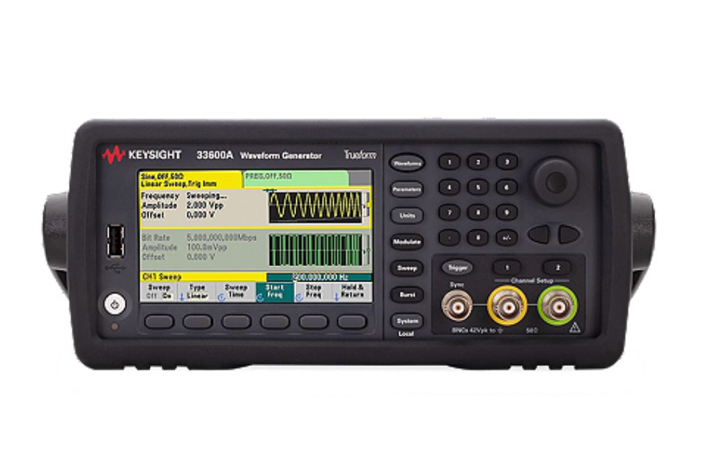 Keysight Technologies 33520B Function Generator, 1 μHz Min, 30 MHz Max FM Modulation Variable Sweep