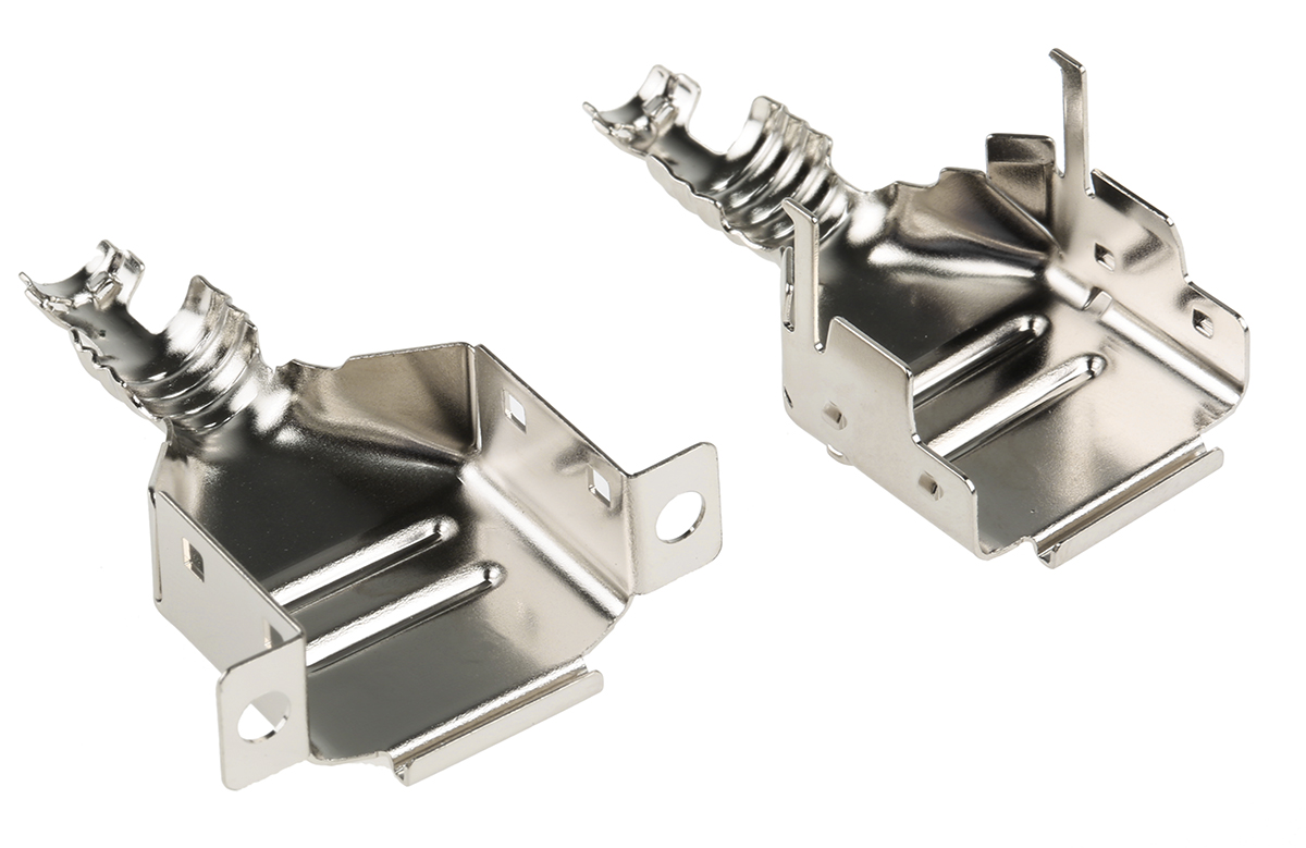 3357-9209 3M 3357 Series Steel Straight D-Sub Backshell, 9 Way Strain Relief