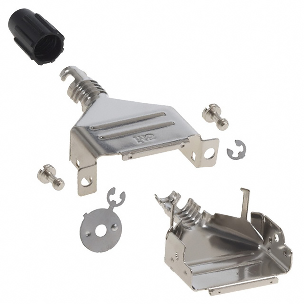 3M 3357 Series Steel Straight D-Sub Backshell, 25 Way Strain Relief