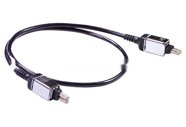 HARTING LC to to LC Fibre Optic Cable Assembly Polyurethane, Black, 5