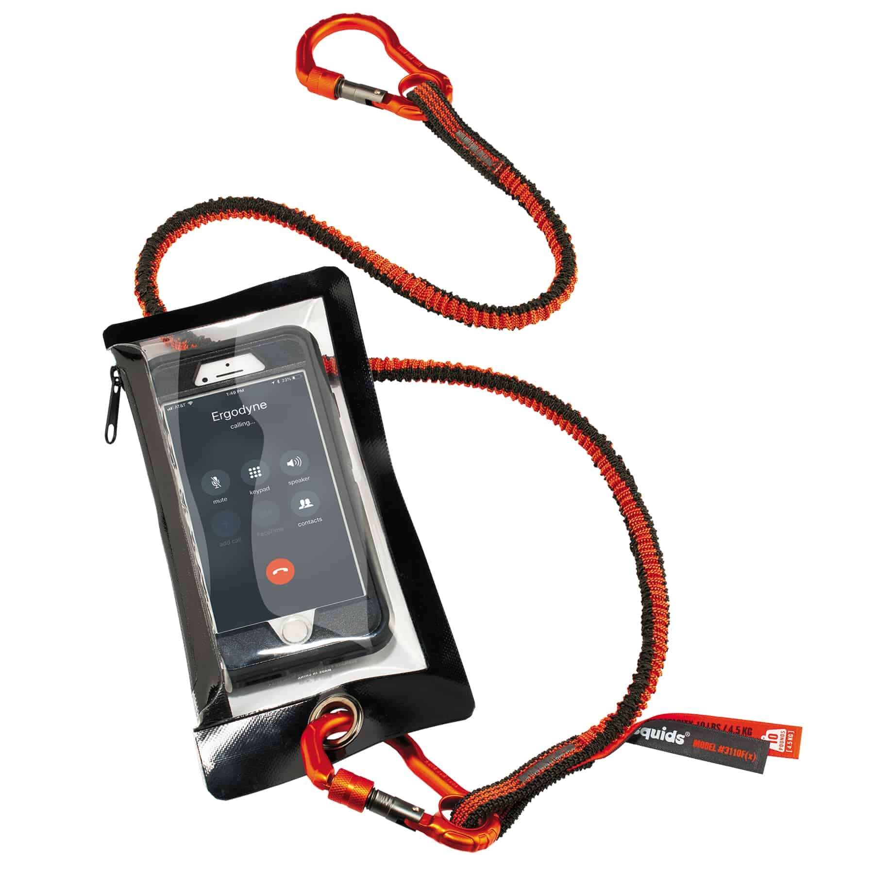 19822 Ergodyne Standard Aluminium, Elastic, Polyester Tool Lanyard Lanyard, 4.5kg Capacity