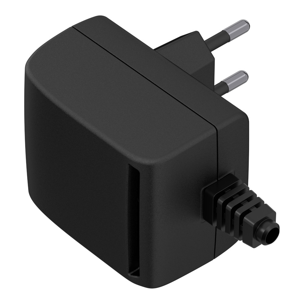 RS PRO Black ABS Power Supply Case 56 mm, 75.2 mm, 48 mm