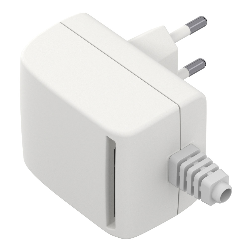 RS PRO White ABS Power Supply Case 56 mm, 75.2 mm, 48 mm