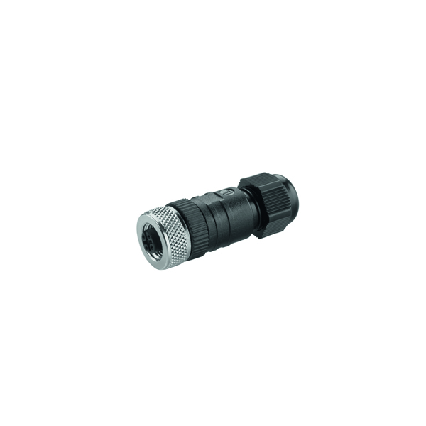 Waldmann 336615019-005 Series Connection Socket Female, 5-Pole, 1-Way, IP67