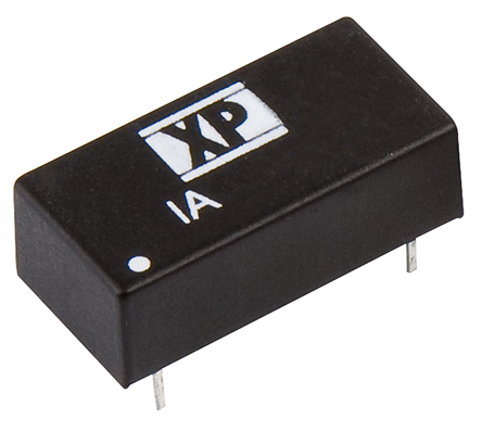 XP Power IA DC-DC Converter, ±15V dc/ ±33mA Output, 10.8 → 13.2 V dc Input, 1W, Through Hole, +85°C Max Temp