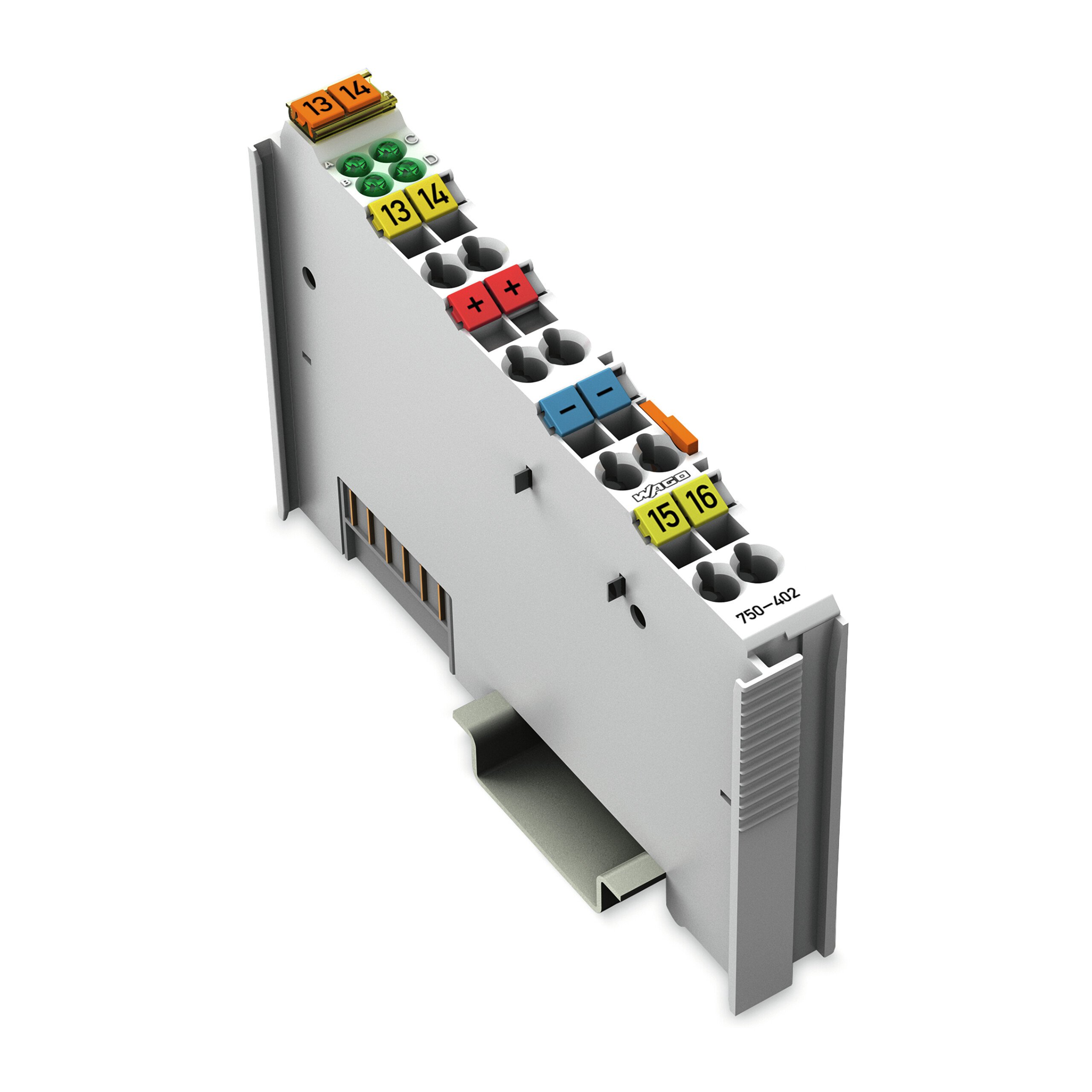 WAGO 750 Series PLC I/O Module for Use with Resistance Sensors, 24 V Supply, Transistor Output, 4-Input, Digital Input