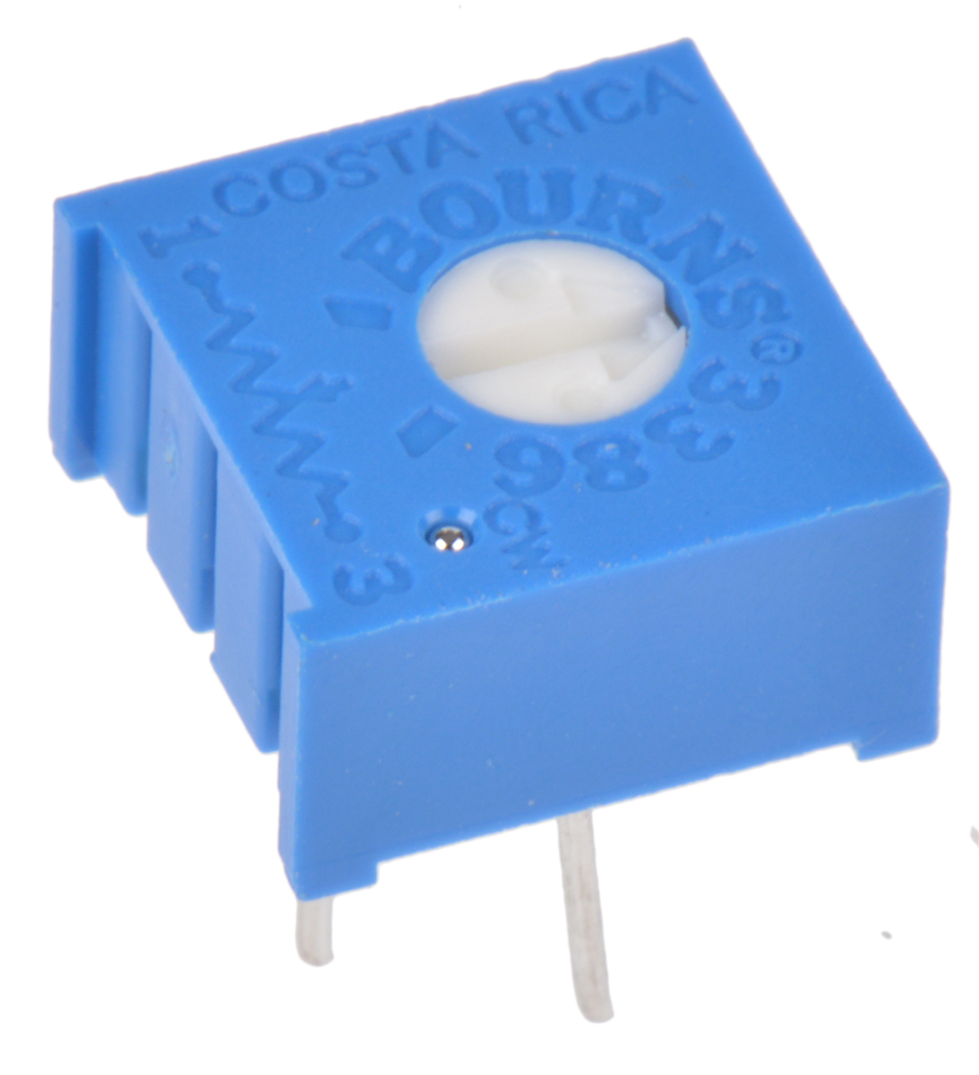 220 Ω, Through Hole Trimmer Potentiometer, Solder Pin 0.5 W Top Adjust Bourns, 3386